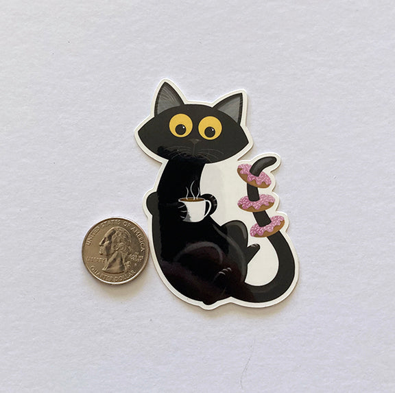 Kitty Donut Sticker