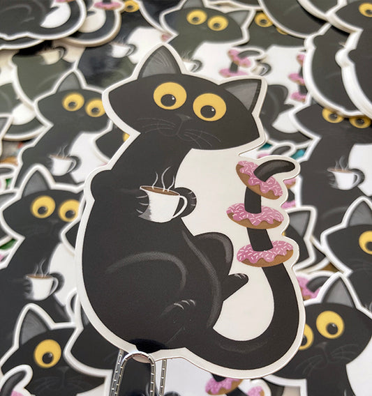 Kitty Donut Sticker